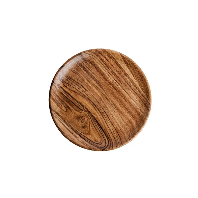 Dune Acacia Wood Dinner Plates | 8 Inches