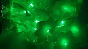 Dwarakesh Enterprises® 16 e led Green Fairy String Lights, 4.7 Meter Festive Lights for Diwali Home Decoration with Optical Fibre tip Light pollens