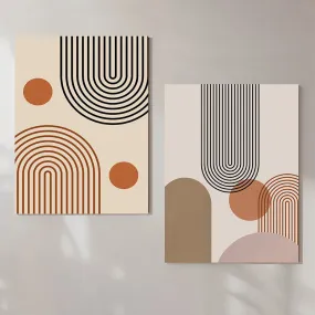 Eleanor Abstract Wall Art - Set of Two