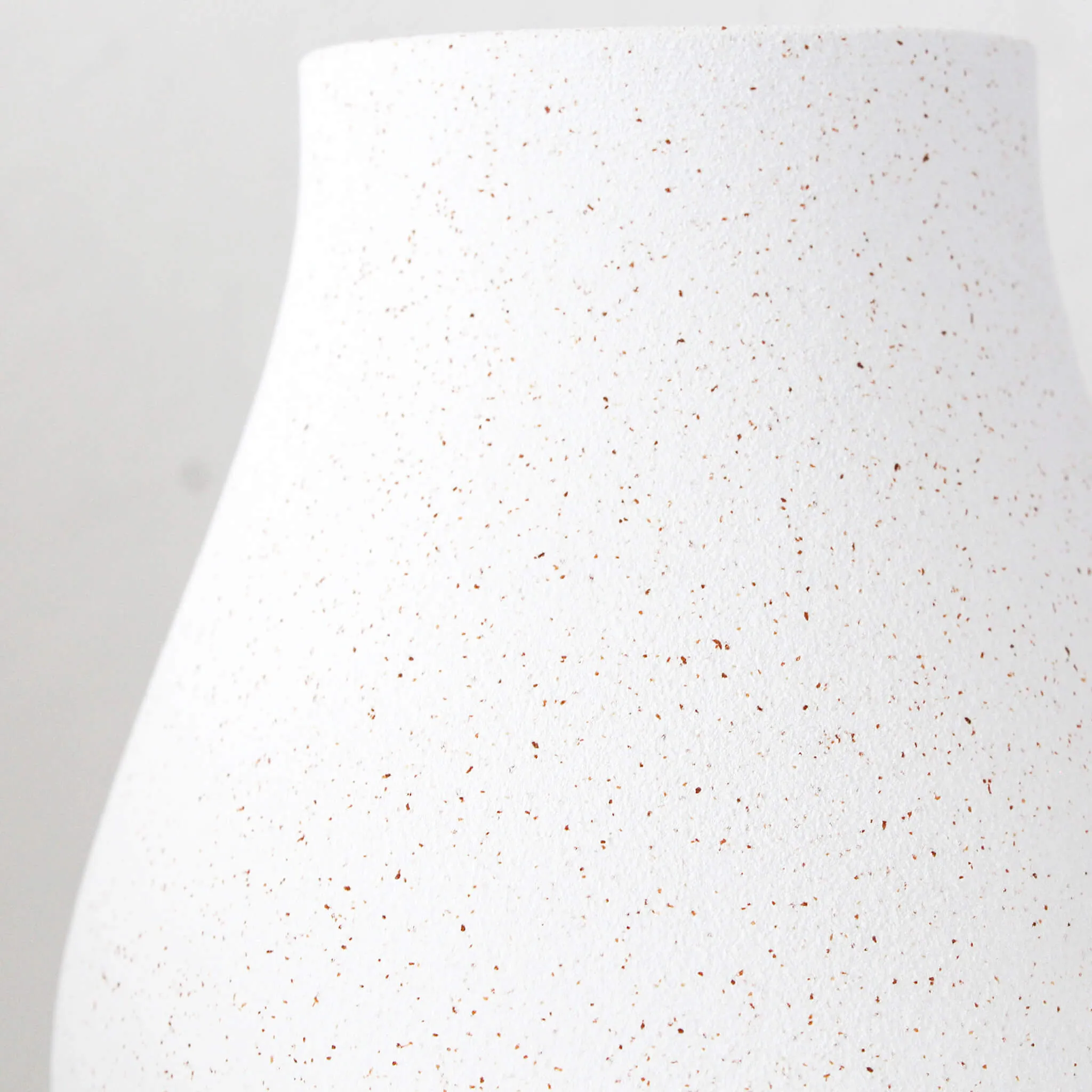 FAIRFAX SPECKLED CERAMIC VASE  |  17CM  |  WHITE   SAND CERAMIC