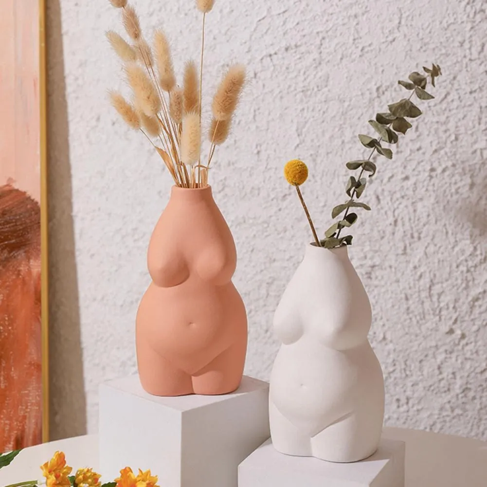 Female Body Art Vase