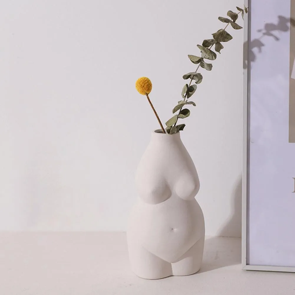 Female Body Art Vase