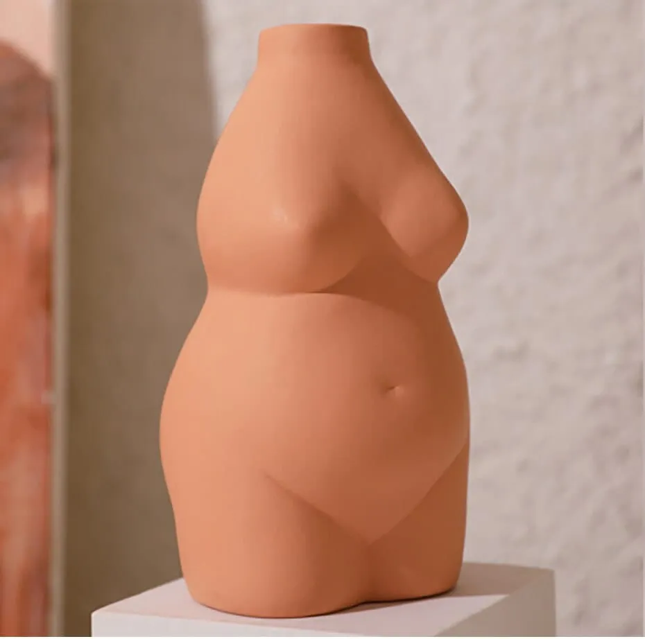 Female Body Art Vase