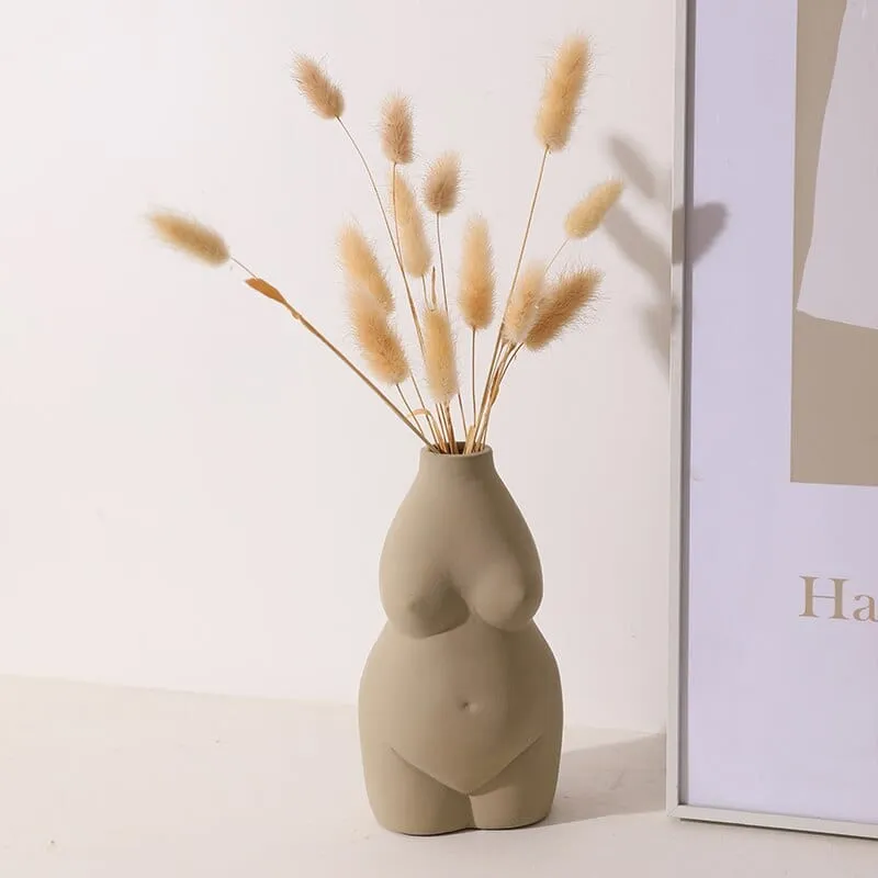 Female Body Art Vase