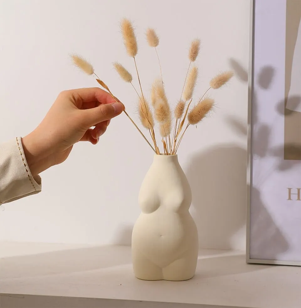 Female Body Art Vase