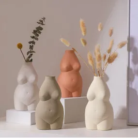 Female Body Art Vase
