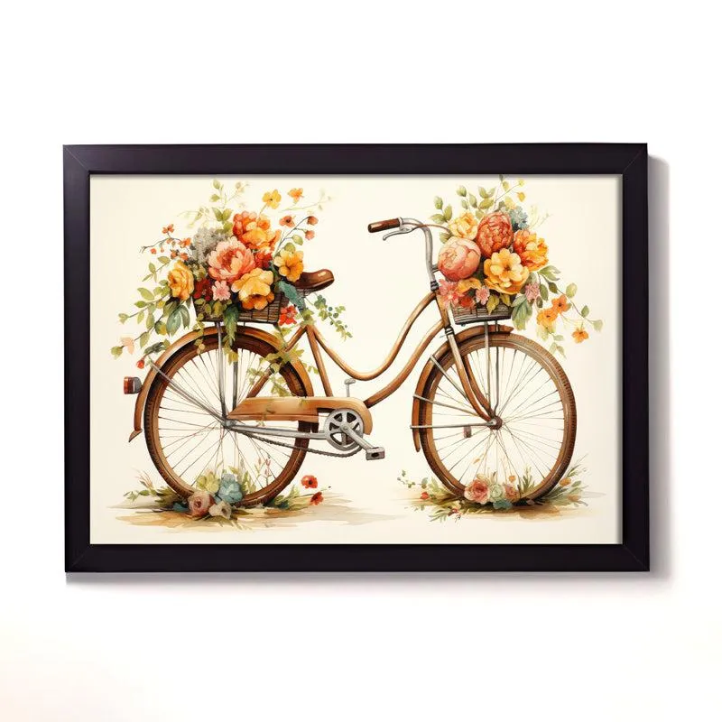 Flora Wheels Wall Painting