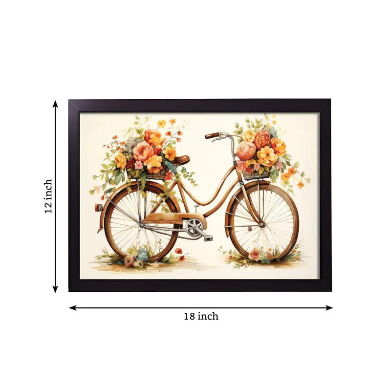 Flora Wheels Wall Painting
