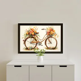 Flora Wheels Wall Painting