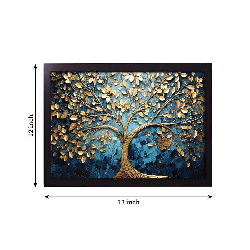 Gilded Branch Wall Painting