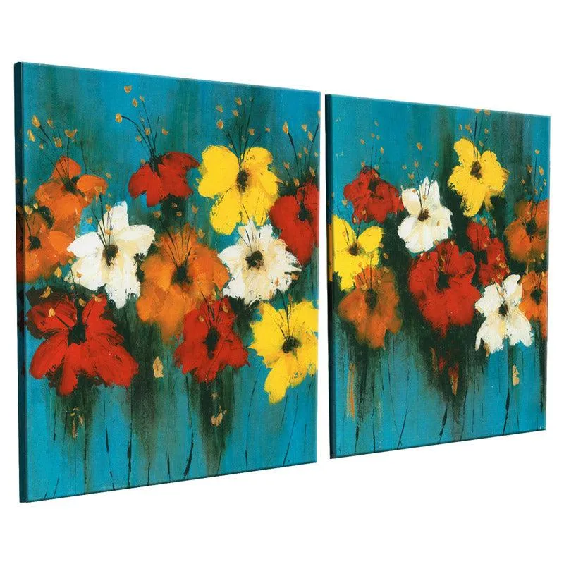 Ginger Floral Wall Art - Set Of Two