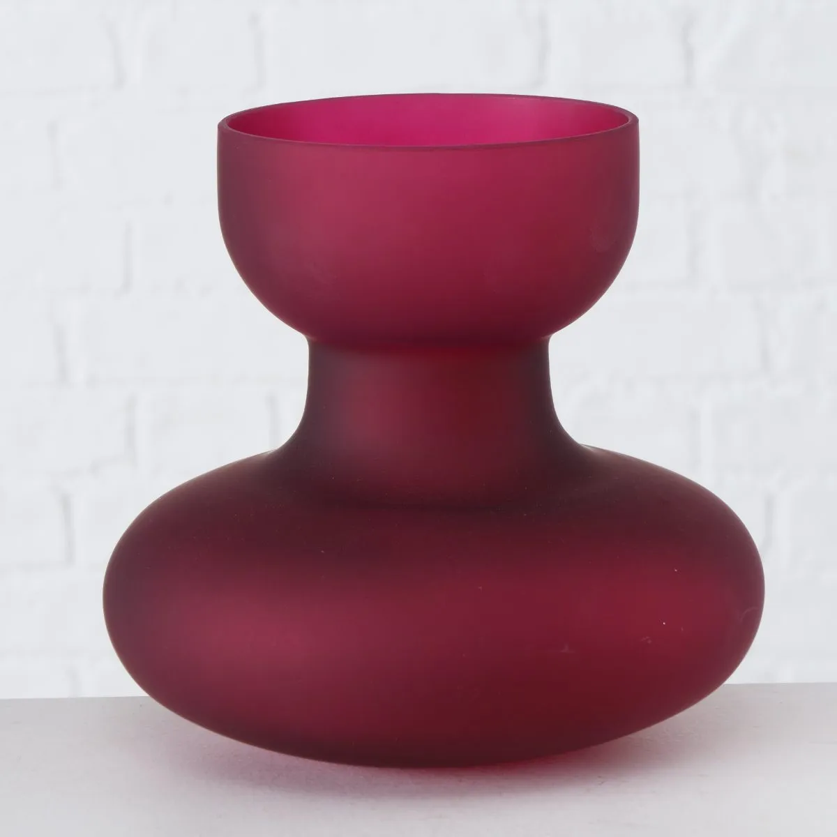 Glass Sculpture Vase 19cm