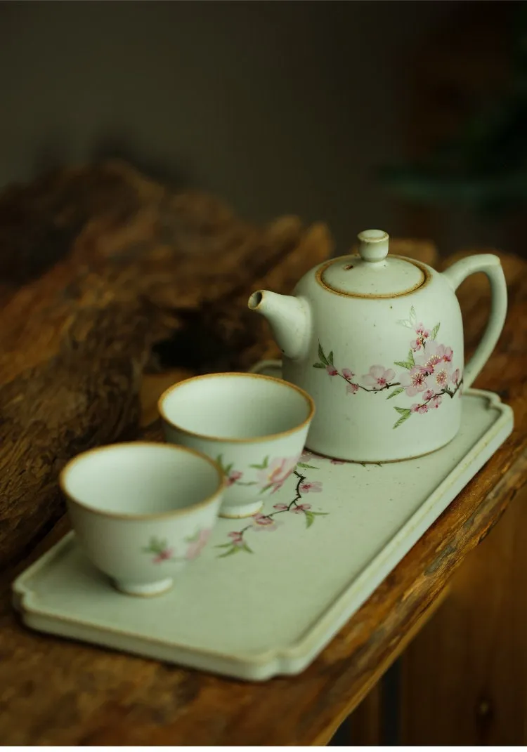 Gohobi Hand painted Sakura Teapot