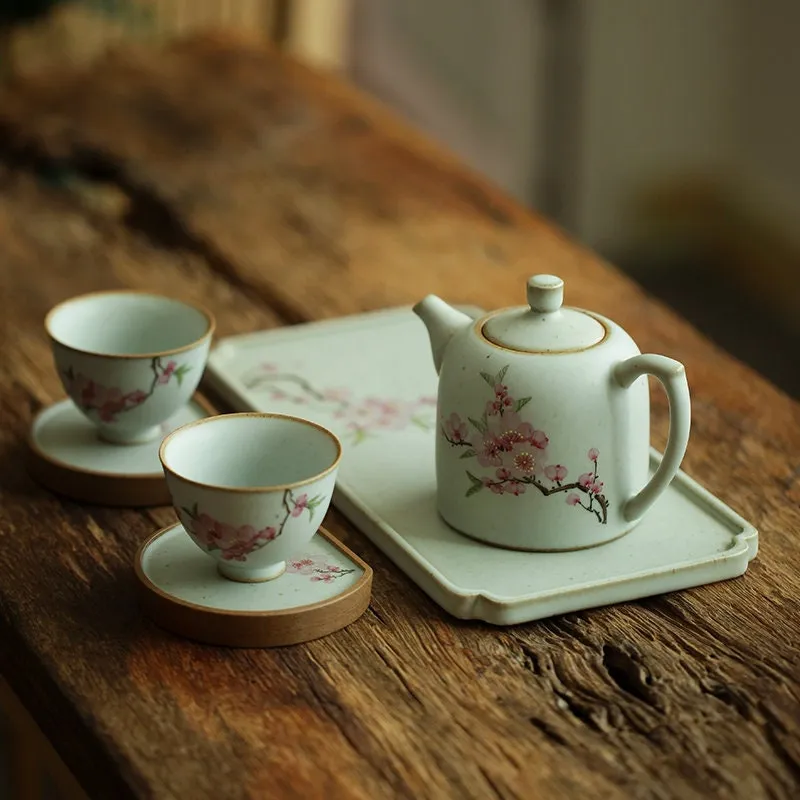 Gohobi Hand painted Sakura Teapot