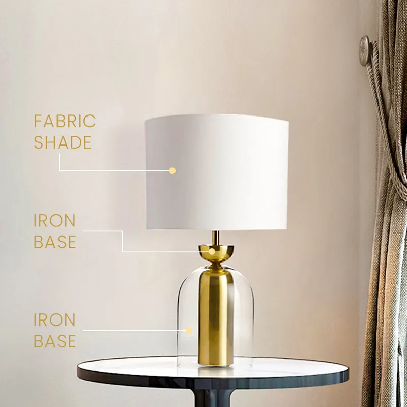 Graceful Glow  Iron LED Table Lamp