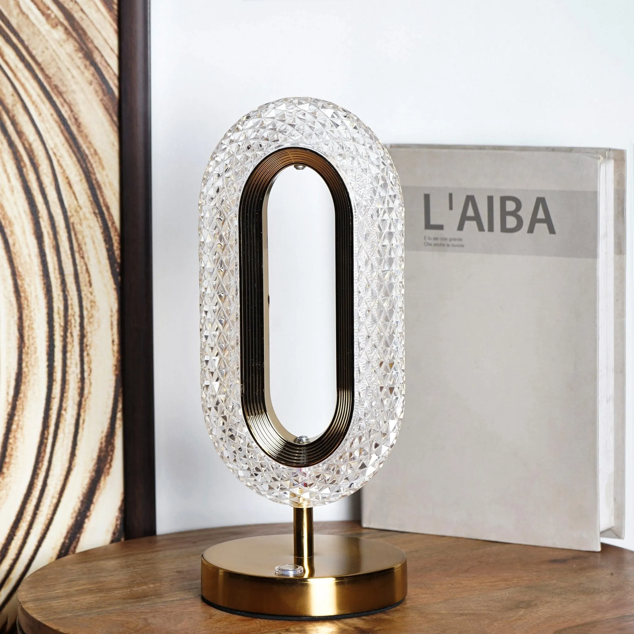 HaloGlow Crystal Table Lamp