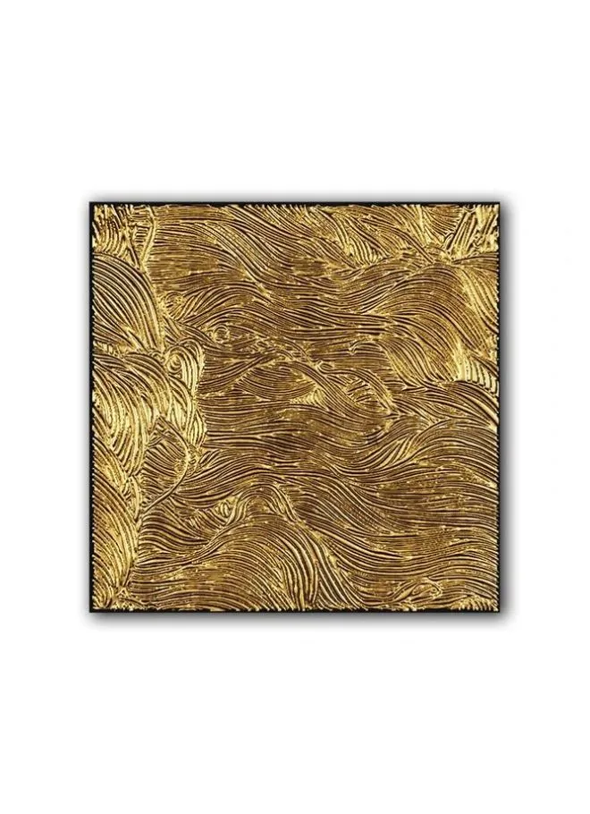 Hand-Painted Floating Frame Canvas Wall Art – Set of 4 Paintings, 40cm Height, 2.7cm Thick – Home & Office Décor