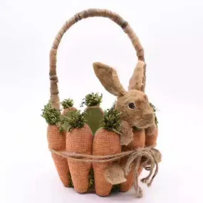 Handmade Easter Baskets with Carrot
