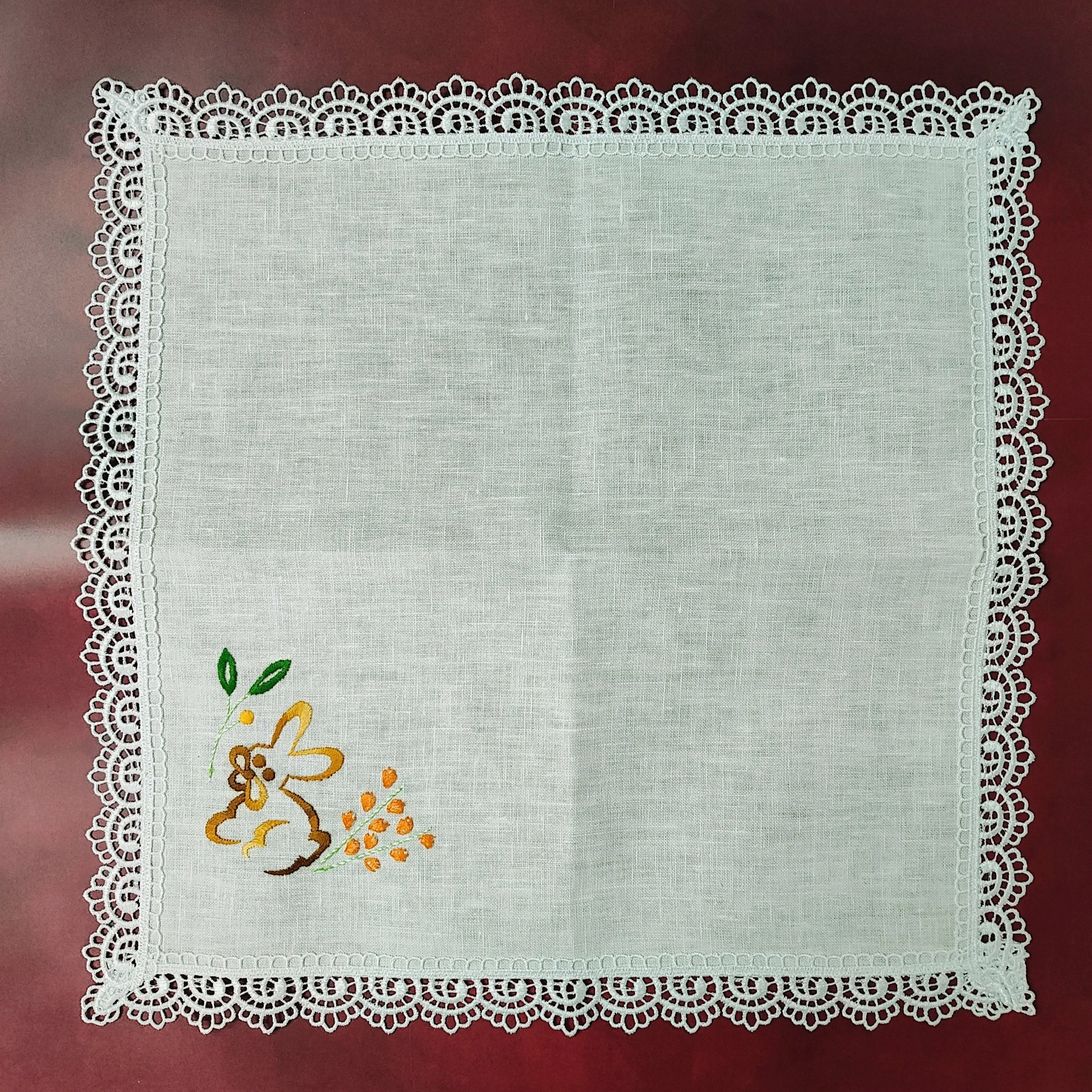 Handmade Linen Doily