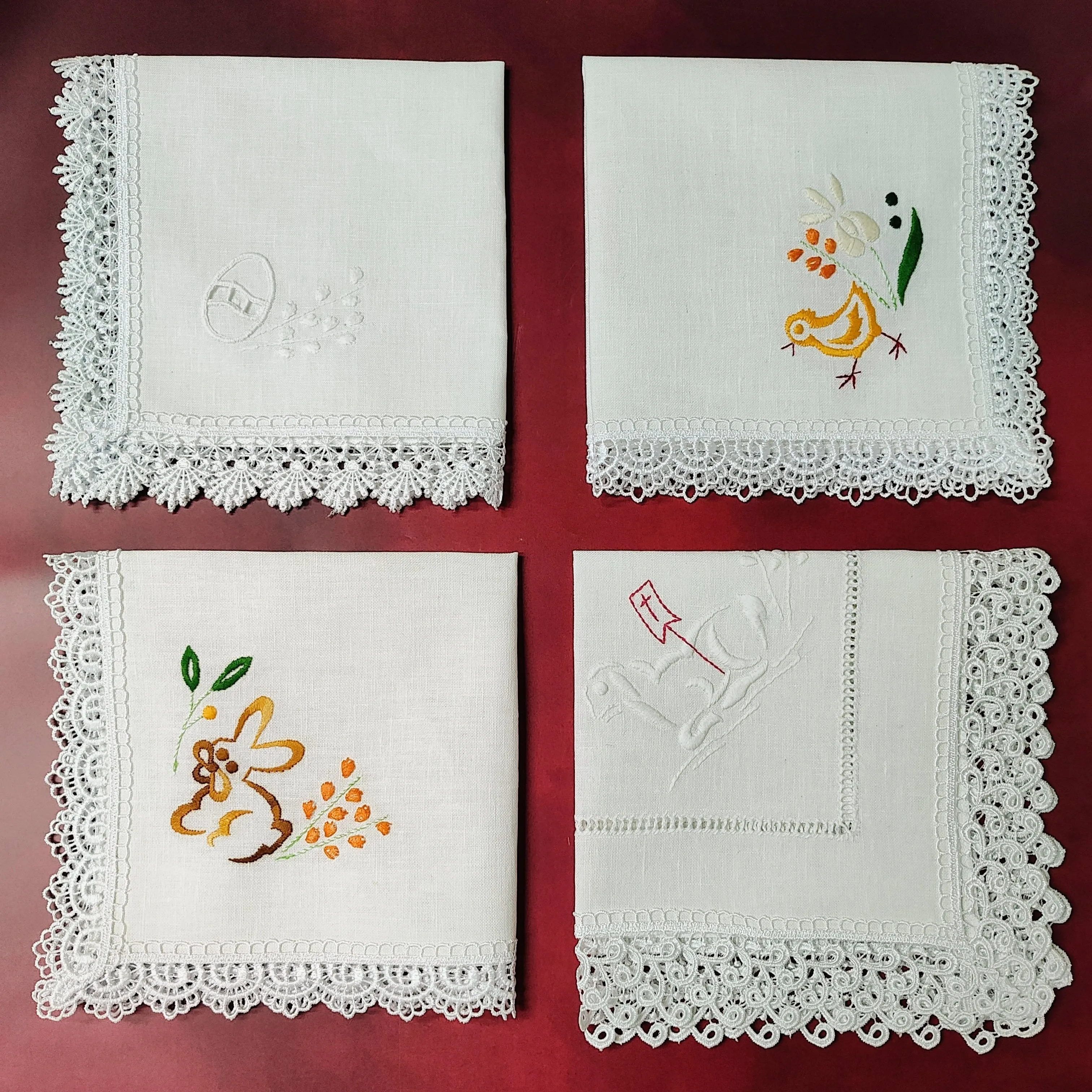 Handmade Linen Doily