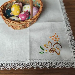 Handmade Linen Doily