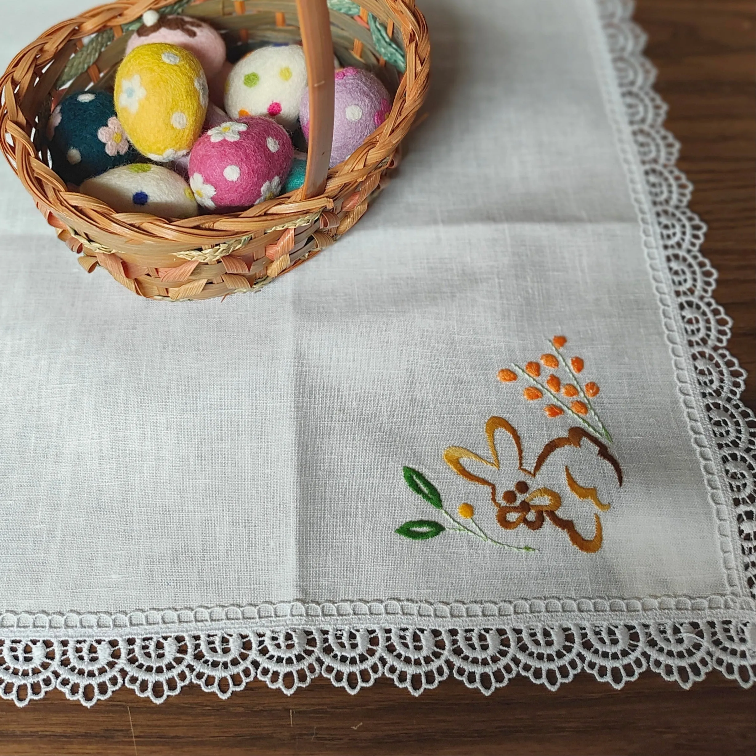 Handmade Linen Doily