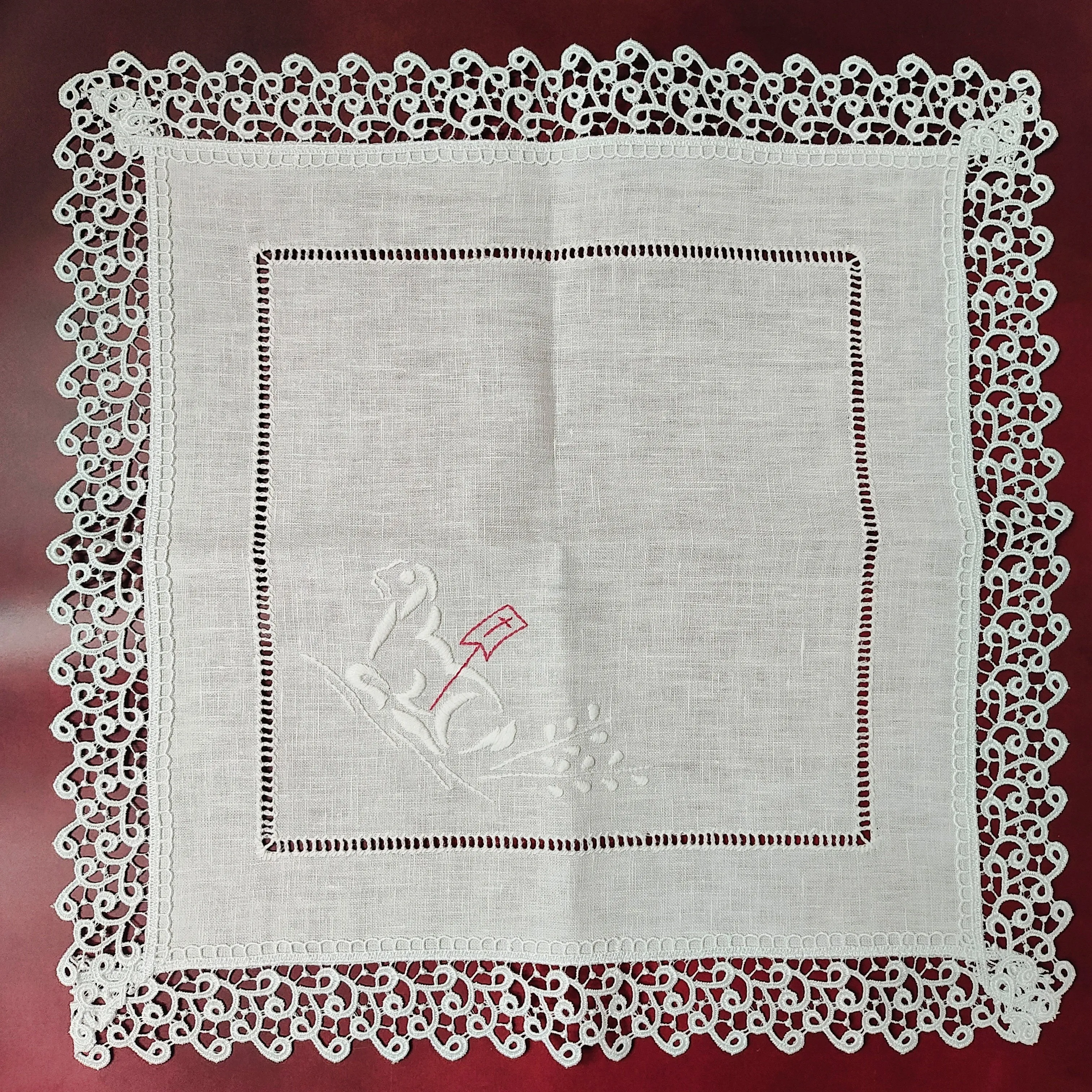 Handmade Linen Doily