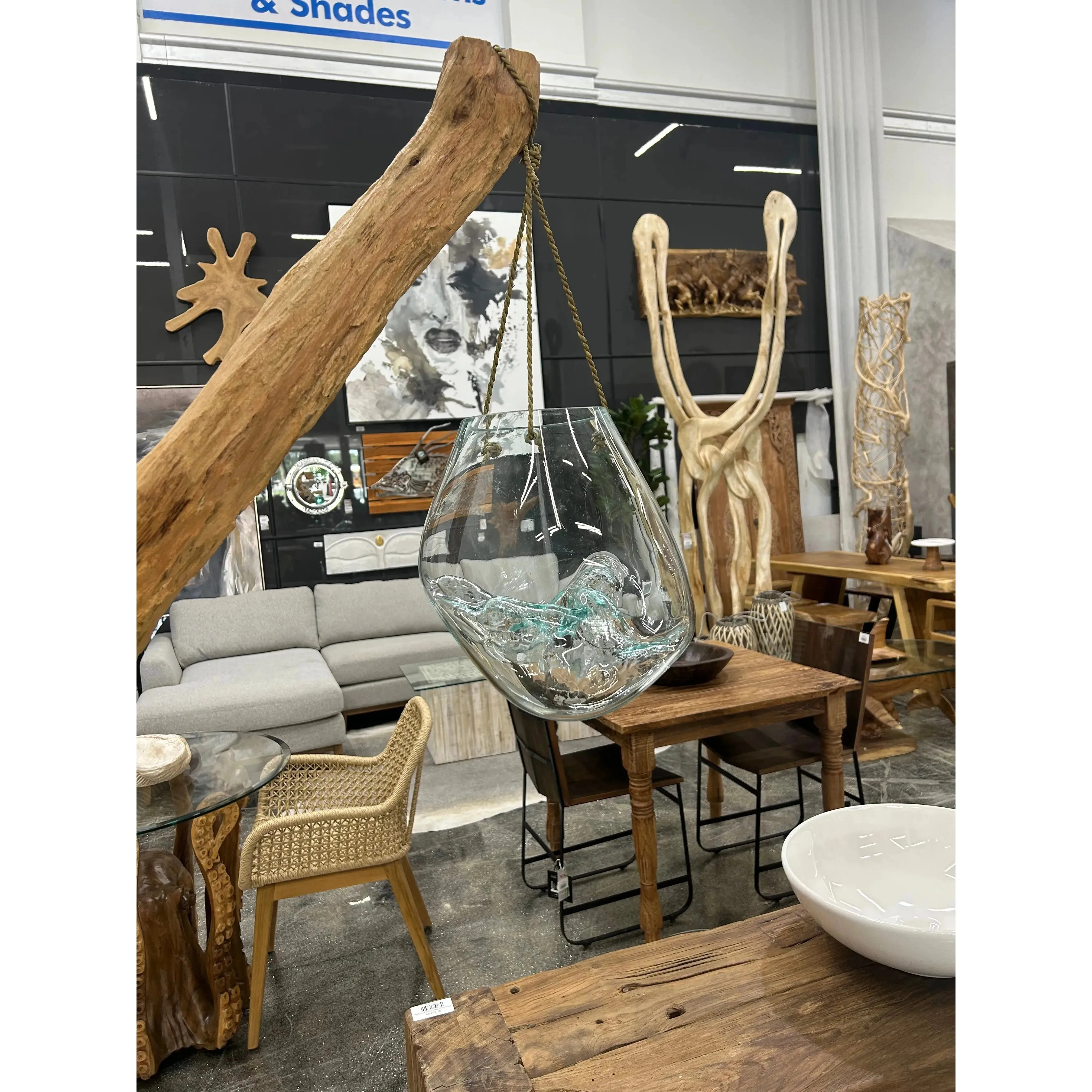 Hanging Glass Bowl