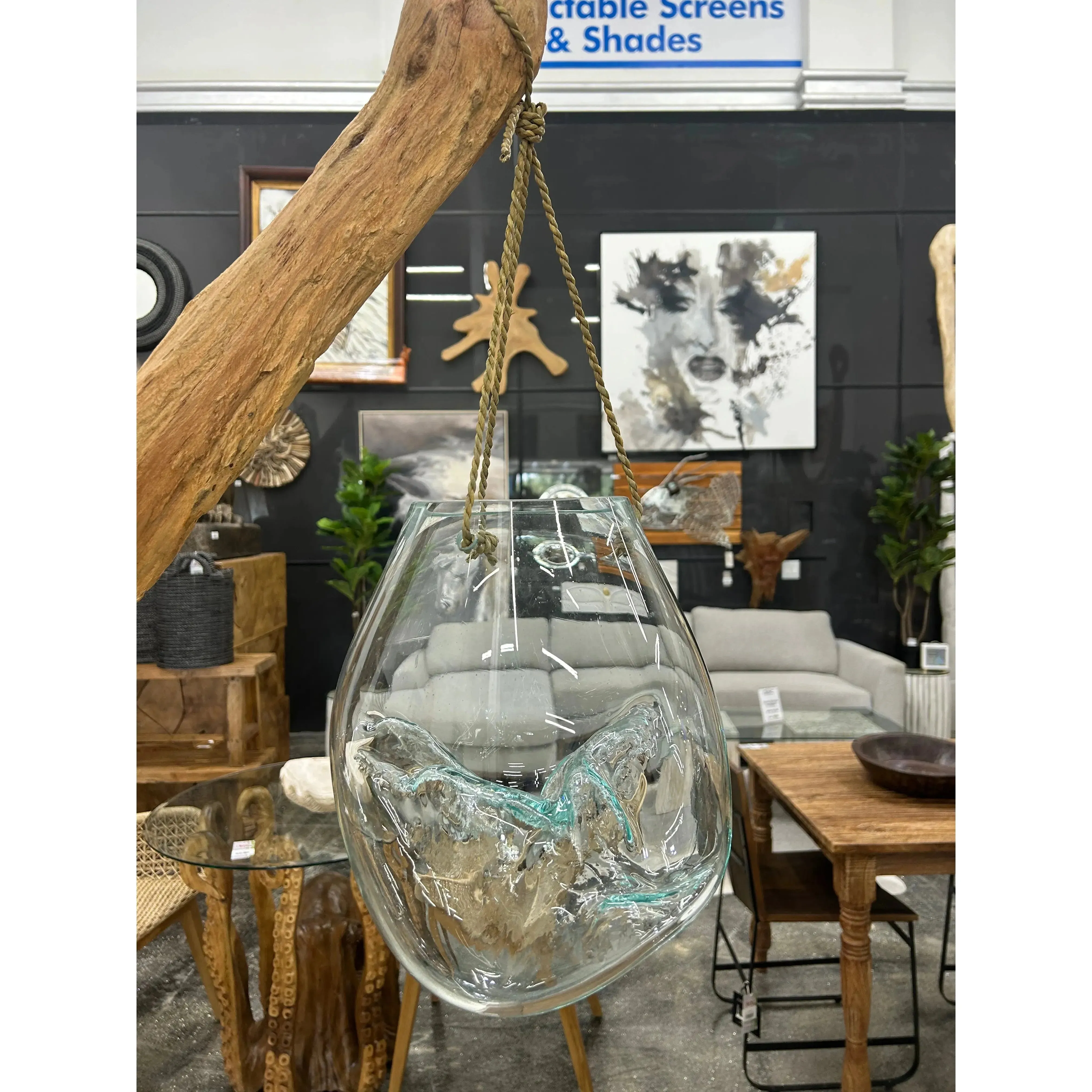 Hanging Glass Bowl