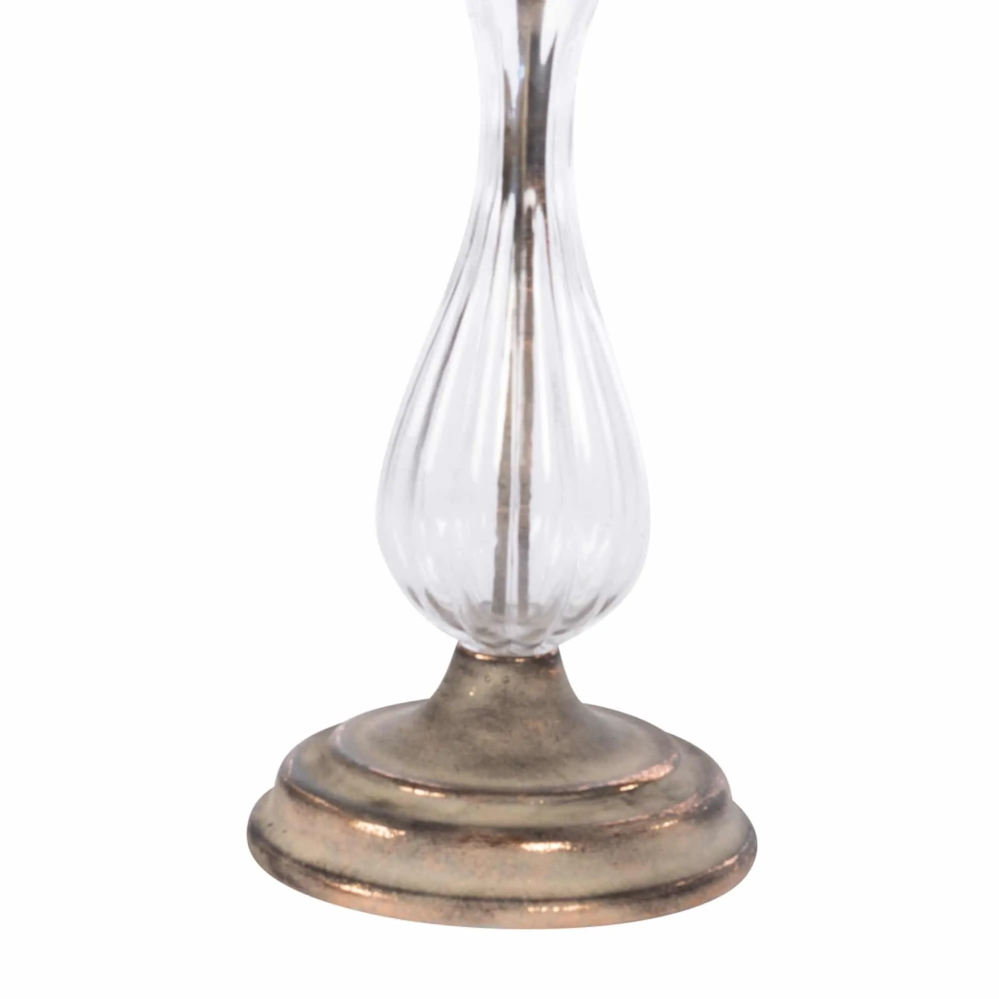 Harriet Pillar Candle Holder Antique Copper