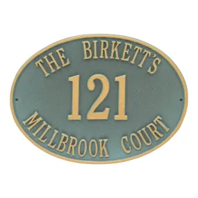 Hawthorne Estate 3-Line Personalized Plaque