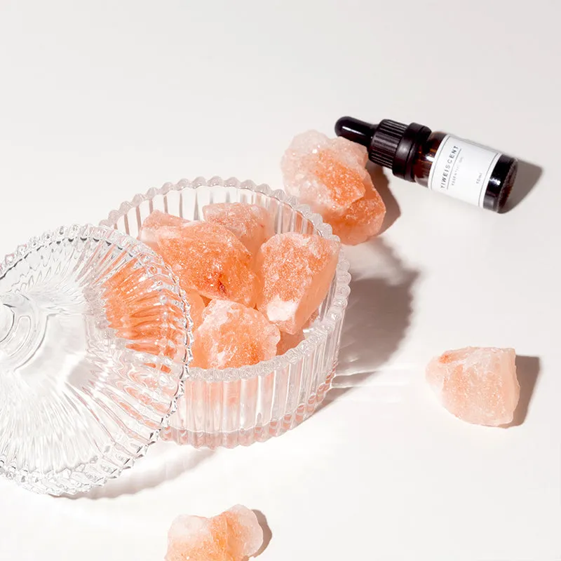 Himalayan Salt Crystal Diffuser with Light