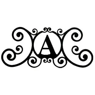 House Plaque Let A