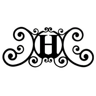 House Plaque Let H