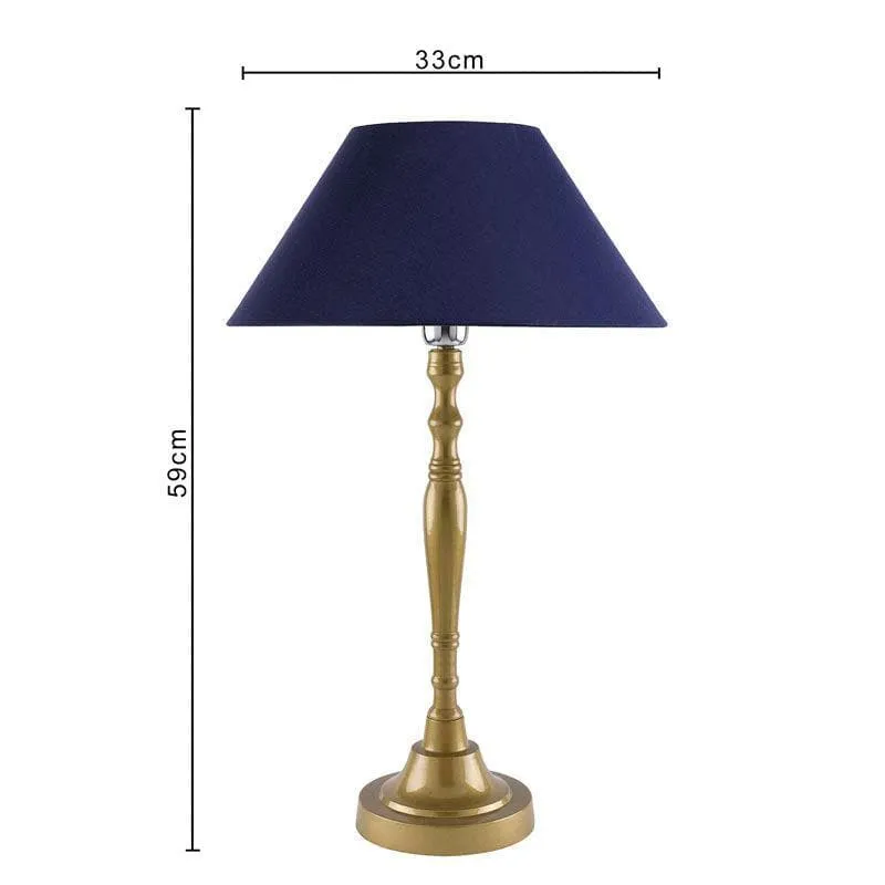 Imperial Gold Table lamp - Blue