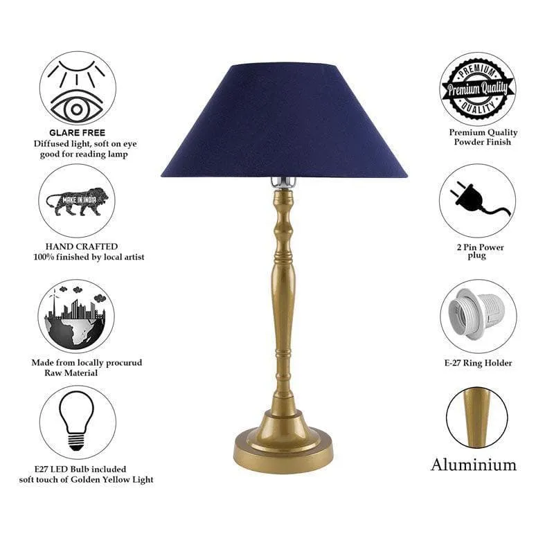 Imperial Gold Table lamp - Blue