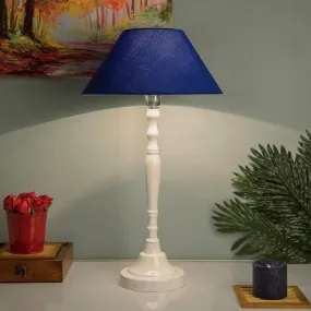 Imperial White Table Lamp - Blue