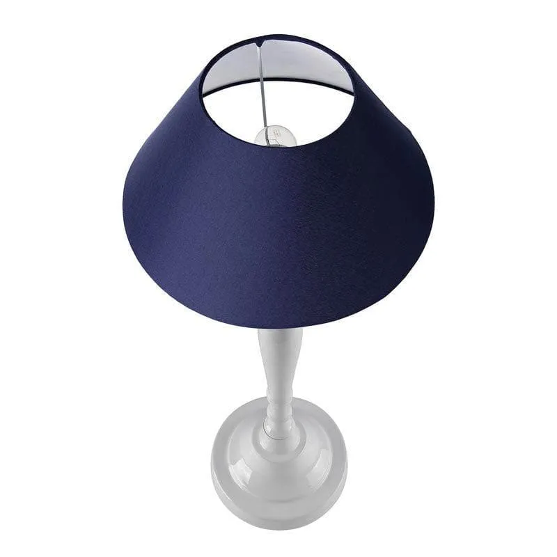 Imperial White Table Lamp - Blue