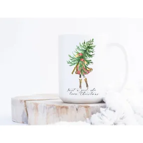 Just A Girl Who Loves Christmas Mug - Clearance