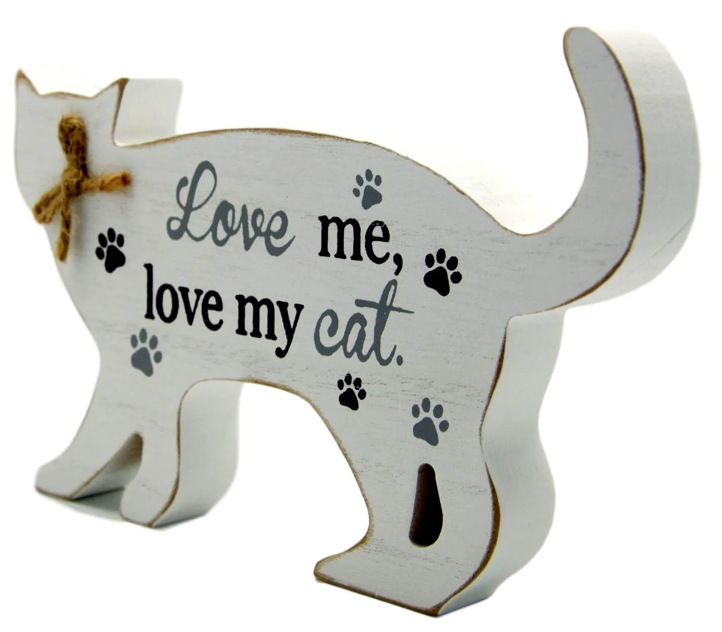 Love Me Love My Cat Plaque