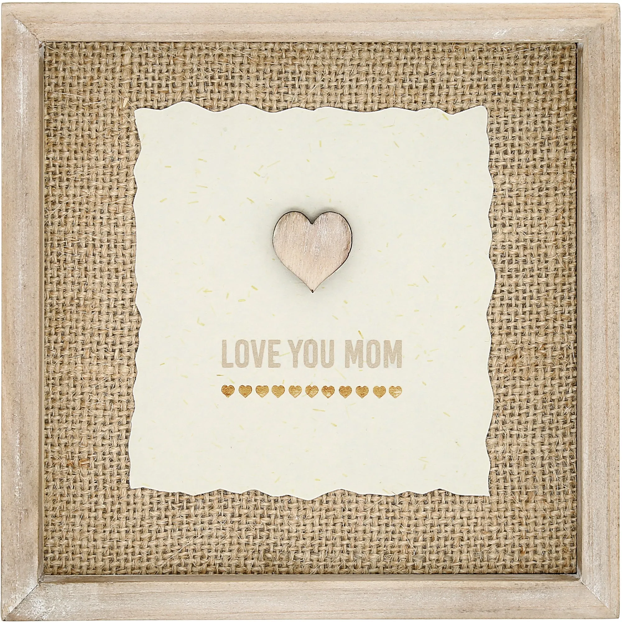 Love You Mom 5.5" MDF Plaque