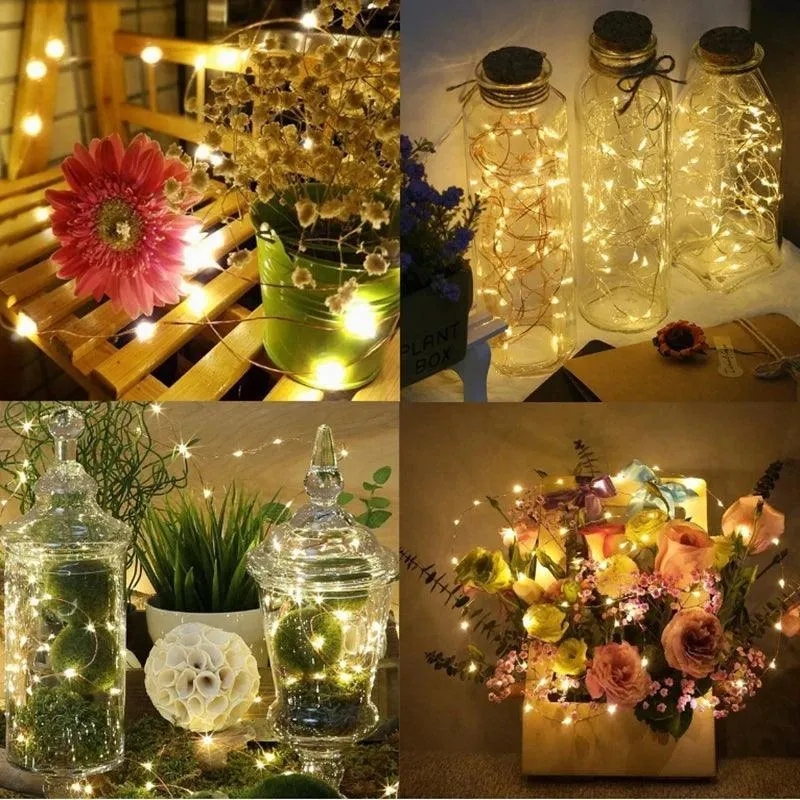 Magical Copper Wire LED Fairy Lights for Events & Home Decor