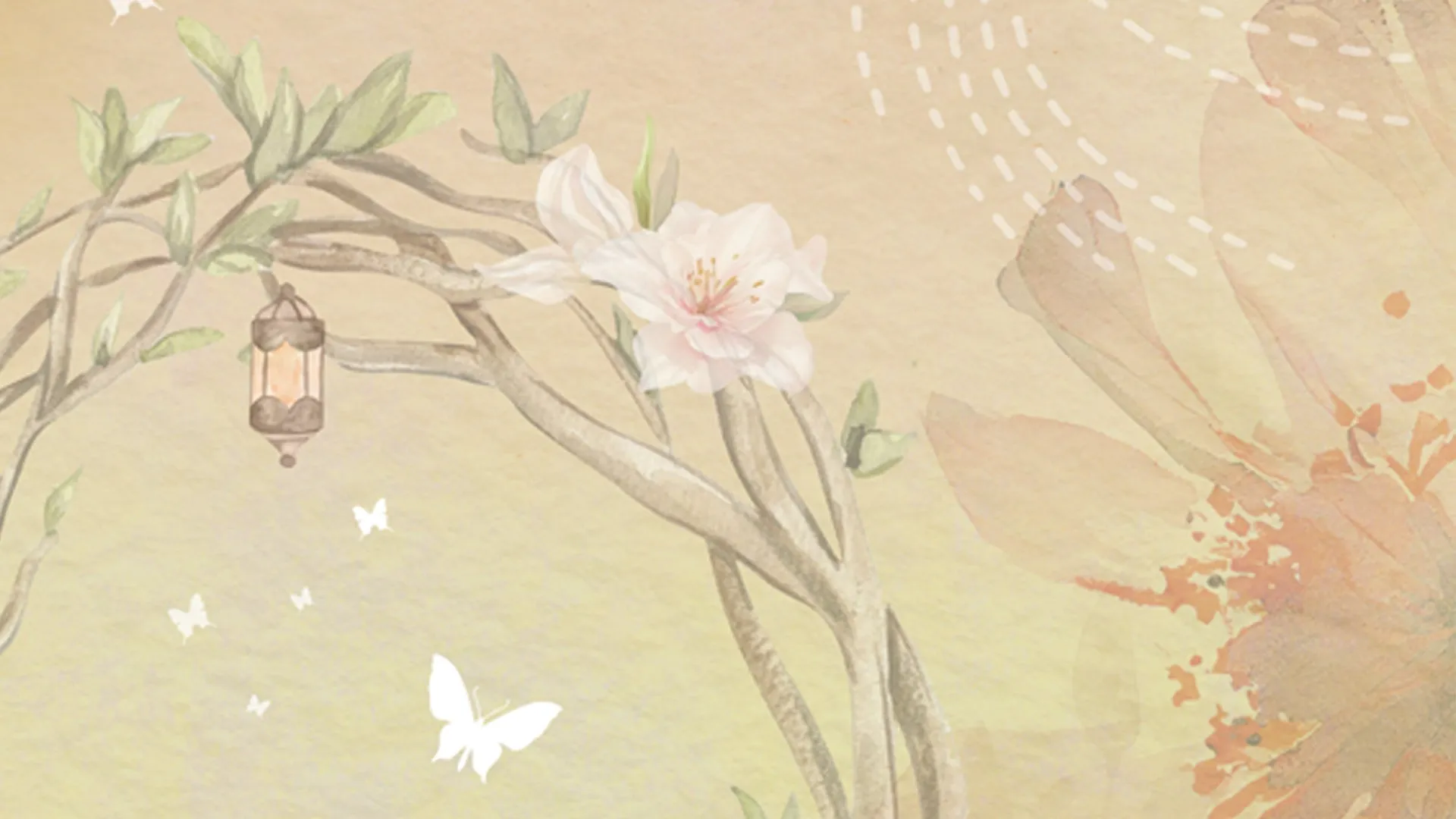 Magical fairy arch wallpaper for girls
