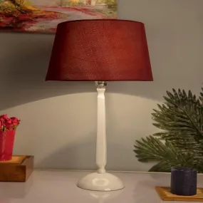 Marvel Luminary White Table Lamp - Red