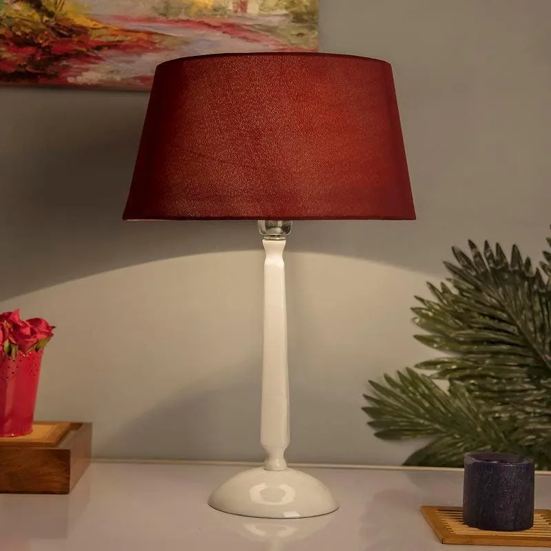 Marvel Luminary White Table Lamp - Red