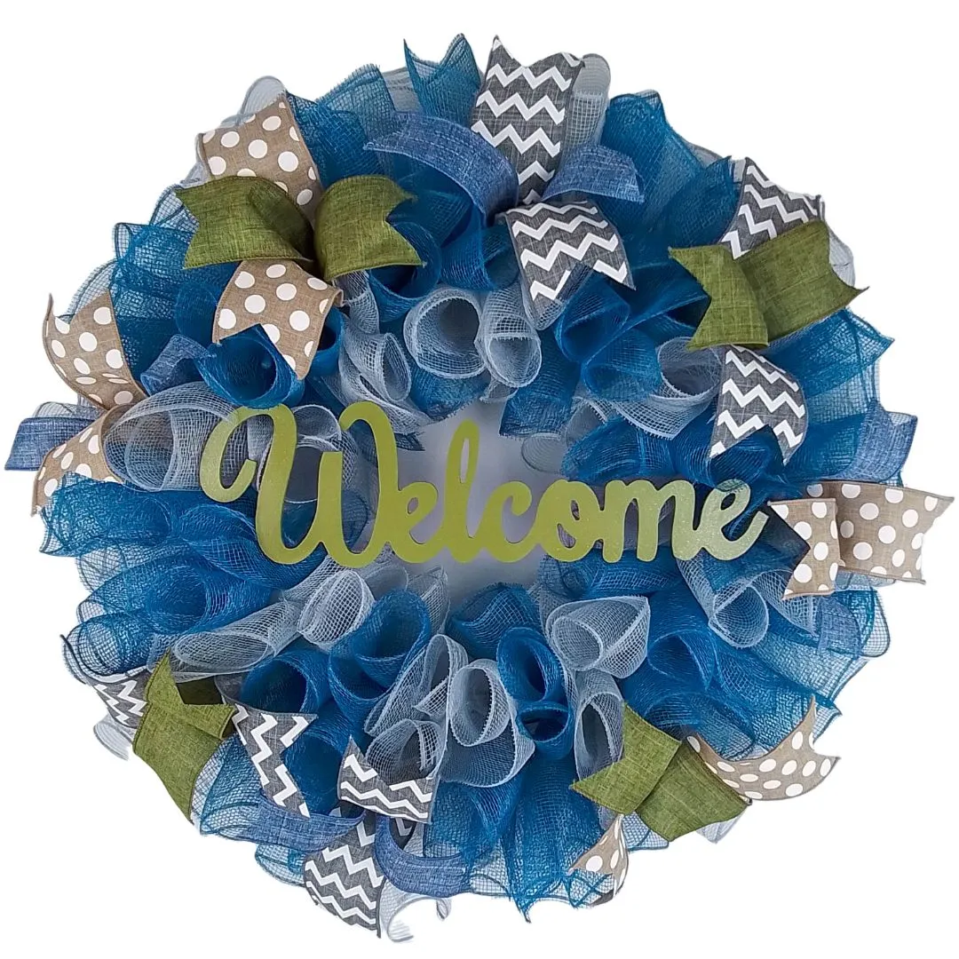 Moss Green Everyday Wreath, All-Year-Long Decor, Ideal Gift for Mother's Day or Birthday