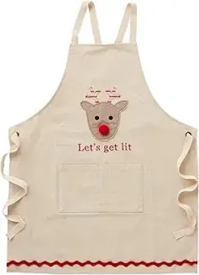 Mud Pie - Light Up Reindeer Apron