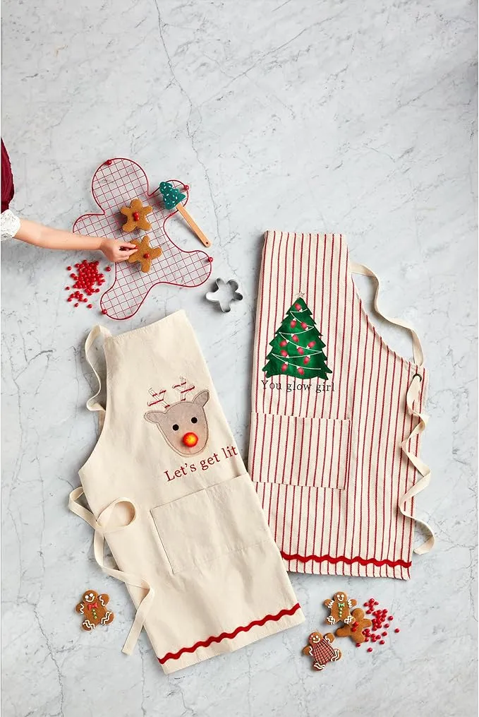 Mud Pie - Light Up Reindeer Apron