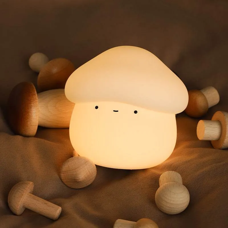 MushLamp: Kawaii Mushroom Night Light | Touch Lamp