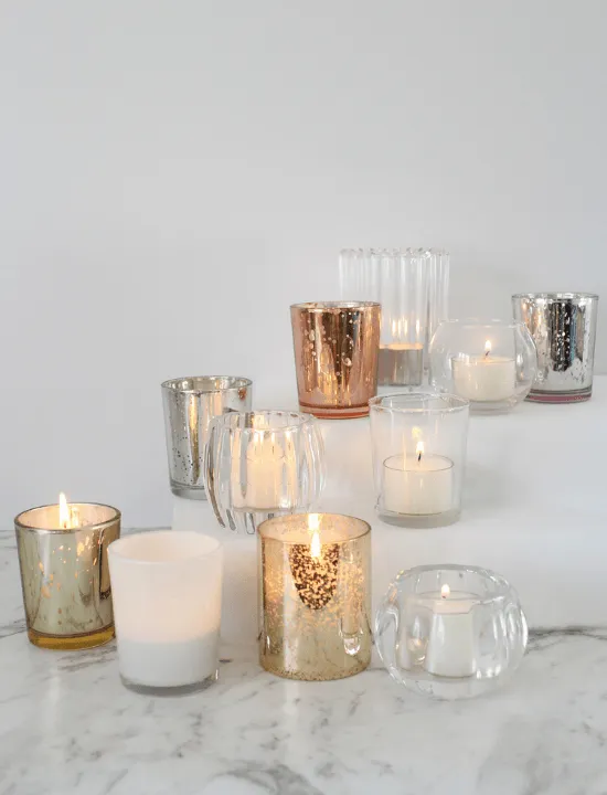 Navy 4 cm x 5 cm Votives